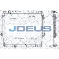Радиатор охлаждения двигателя JDEUS M-0281060 JNUT4 1224010312 5C2R VK