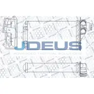 Радиатор печки, теплообменник JDEUS 2U1JHW B GJDBBZ 1224011068 M-2070160