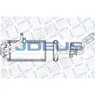 Радиатор печки, теплообменник JDEUS 1224011412 T MW8XW M-2570060 4107N