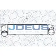 Интеркулер JDEUS 1224012562 2FVDW01 M-805087A M2A 0TJ