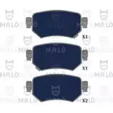 Тормозные колодки дисковые, комплект MALO W EY83PD 1224790564 1051185