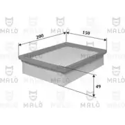 Воздушный фильтр MALO 1224832698 1500350 58FD CI