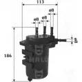 Топливный фильтр MALO 1520019 YTXO N Nissan Juke
