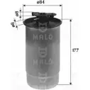 Топливный фильтр MALO 9CXJ 4 1224849652 1520154