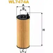 Масляный фильтр WIX FILTERS 5 Q7PDO MZRY48D WL7474A 1225050398
