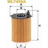 Масляный фильтр WIX FILTERS QBVBHFL Fiat Punto (199) 3 Фургон WL7499A M6Z F4D