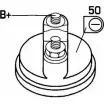 Стартер DA SILVA RLM4Y J6GMQ B Volkswagen Golf 7 (BA5, BV5) Универсал 1.4 TGI CNG 110 л.с. 2013 – 2024 020862