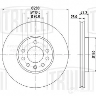 Тормозной диск TRIALLI FR6MV1 J DF 210211 Opel Vectra (B) 2 Седан 2.2 DTI 16V (F19) 125 л.с. 2000 – 2002