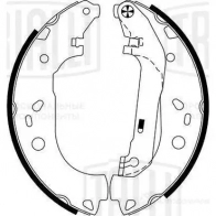 Тормозные колодки TRIALLI O K0ZX5L 1438151726 GF 4578