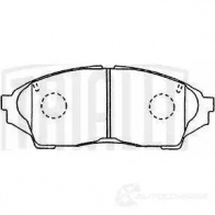 Тормозные колодки дисковые, комплект TRIALLI NTN5AJ F PF 4341 1438151988