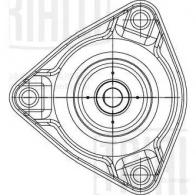 Опора стойки амортизатора TRIALLI SA 0889 Hyundai Elantra (HD) 4 2005 – 2010 5 X0H58