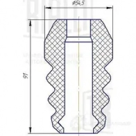 Отбойник амортизатора TRIALLI A 55L5 BC 0831 1438152244