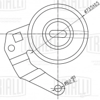 Ролик ГРМ натяжной TRIALLI 1438152479 cm5232 I FSCA