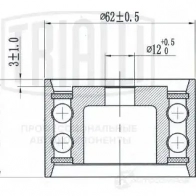 Натяжной ролик ГРМ TRIALLI CM 6199 3 6JRBBX Toyota Land Cruiser Prado