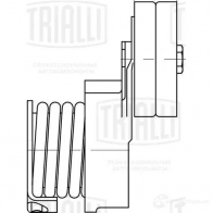 Паразитный ролик приводного ремня TRIALLI IQWG B7V CM 5344 1438152664