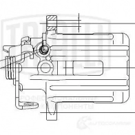 Тормозной суппорт TRIALLI CF 182558 Audi A4 (B7) 3 Седан 2.0 Tfsi Quattro 220 л.с. 2005 – 2008 ZS N7DK8