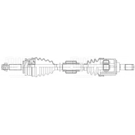 Приводной вал TRIALLI 1440167633 AR 0803 38JS V - Изображение 4