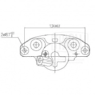 Тормозной суппорт TRIALLI R LT8GDA CF 012004 1438163716 - Изображение 4
