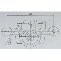 Тормозной суппорт TRIALLI CF 084707 1440167680 MZJ1 YP - Изображение 4