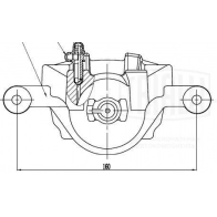 Тормозной суппорт TRIALLI CF 084716 83J44 G3 1440167687 - Изображение 4