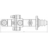 Главный тормозной цилиндр TRIALLI CF 106 1440167701 X VAEK1 - Изображение 3