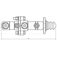 Главный тормозной цилиндр TRIALLI IV 8J2FM CF 107 1440167702 - Изображение 3