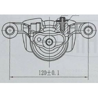 Тормозной суппорт TRIALLI 2ZCNC AA 1440167703 CF 162105 - Изображение 4