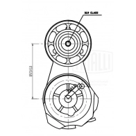 Паразитный ролик приводного ремня TRIALLI C8O IO 1425589372 CM 0777 - Изображение 3