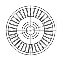 Паразитный ролик приводного ремня TRIALLI 3DW AUVI CM 5552 1440167748 - Изображение 3