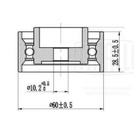 Натяжной ролик ГРМ TRIALLI I0G15 L 1440167752 CM 6190 - Изображение 3