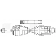 Приводной вал TRIALLI 1438152212 CRA 4404 V U39U - Изображение 3