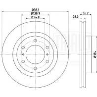 Тормозной диск TRIALLI DF 117407 ZSPL 0H 1440167779 - Изображение 3