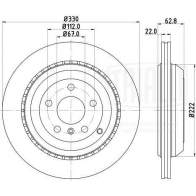 Тормозной диск TRIALLI DF 155109 CJHR X 1440167792 - Изображение 3