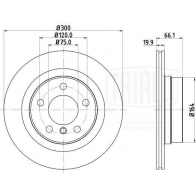 Тормозной диск TRIALLI L9 DGS Bmw 2 (F22) 1 Купе 2.0 220 d 200 л.с. 2012 – 2014 DF 190410