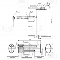 Глушитель TRIALLI L6V 7O EMM 0358 1440167907 - Изображение 2