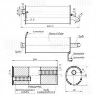 Глушитель TRIALLI EMM 0403 1440167919 15 RKKK