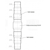 Гофра глушителя TRIALLI EPC 505560-50100 X4AAJ N 1438153526