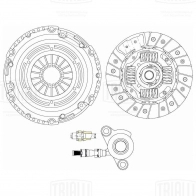 Комплект сцепления TRIALLI 1440167963 9KR13 3O FR 2709 - Изображение 3