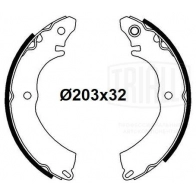 Тормозные колодки TRIALLI GF 4562 1440167988 X MI1H - Изображение 3