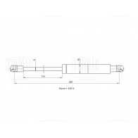 Амортизатор багажника TRIALLI GS 2021 U6GNG KN 1440168128 - Изображение 2