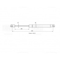 Амортизатор багажника TRIALLI GS 2123 1440168158 17 SAVQ - Изображение 2