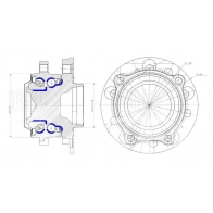 Подшипник ступицы колеса TRIALLI MR 1535 9EQ 3RJ 1440168166 - Изображение 4