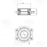 Подшипник ступицы колеса TRIALLI WJCNLQ W MR 1831 1440168167 - Изображение 4