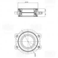 Подшипник ступицы колеса TRIALLI 5QQ8 ZMB MR 1832 1440168168 - Изображение 4