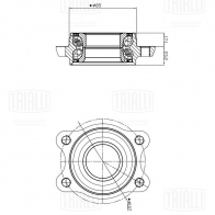Подшипник ступицы колеса TRIALLI Z 3YX4 1440168169 MR 1885 - Изображение 4