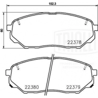 Тормозные колодки дисковые, комплект TRIALLI PF 0877 XFDPP 6 1439900892 - Изображение 3