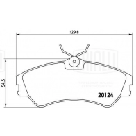 Тормозные колодки дисковые, комплект TRIALLI 4U1 VEC PF 1833 1439900907 - Изображение 3