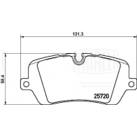 Тормозные колодки дисковые, комплект TRIALLI 1439900929 F H4WZX PF 4048 - Изображение 2
