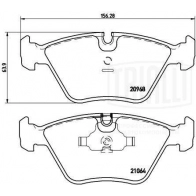 Тормозные колодки дисковые, комплект TRIALLI 1439900934 PF 4070 5 VCA0P0 - Изображение 4