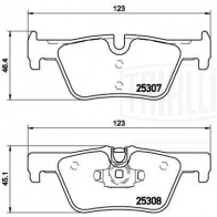 Тормозные колодки дисковые, комплект TRIALLI 1439900946 PF 4139 9FAQ4 4 - Изображение 2